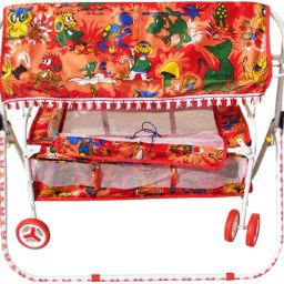 Swing, jhula, palna for baby red Bassinet-36