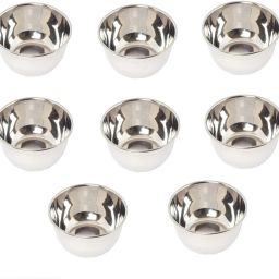 Stainless Steel Vegetable Bowl Unbreakable Maintainance Free Sabzi , Curry-18