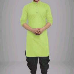 Men Cotton Blend Kurta Dhoti Set-image-61