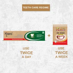 KISRA Set of 4 Herbal Strong Toothpaste- 50 g Each image 5