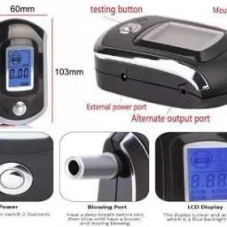 real instruments AT 6000 Breathalyzer Alcohol Tester Machine Breath Analyzer Alcohol Content Tester Analytical Scale image 4