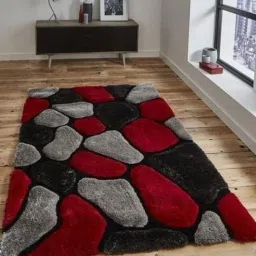 Multicolor Polyester Carpet-image-54