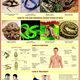 First Aid chart - Snakes and Snake Bite Photographic Paper-image-90