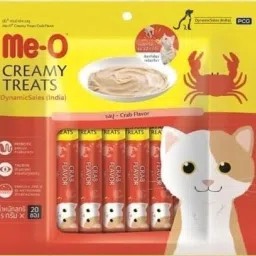 MeO Creamy Treats, Crab Flavor, 300g Crab 0.3 kg Wet Young Cat Food-image-64
