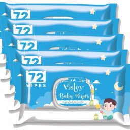 Baby Extra Soft & Gentle Wet Wipes With Lid |Pack of 5, 72 Pcs.Per pack-image-74