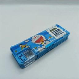 Pencil Box: Magnetic Lock, Inbuilt Calculator, and Dual Compartment Geometry Box-image-31