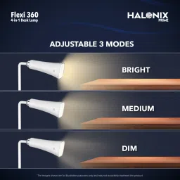 halonix Flexi 360 4-in-1 Multipurpose Study Lamp image 3