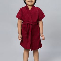 HotGown Boys Short Sleeved Belted Bath Robe-image-98