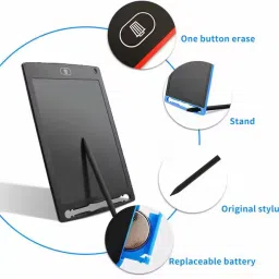 miboo LCD Writing Tablet Learning Toy Doodle Board with Delete Button 8.5 Inch image 2