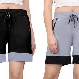 dvilla Pack of 2 Colorblock Women Boxer-picture-38