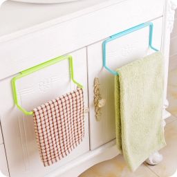 Napkin Holder Plastic Cupboard Over Door Kitchen Towel Multi Color Towel Holder-image-29