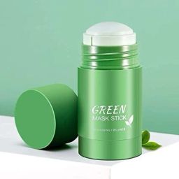 Green Tea Purifying Clay Stick Mask Anti Acne Cleaning Solid Mask Stick For FaceFace Shaping Mask-68