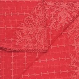 Dupatta Bazaar Red Embroidered Dupatta image 5