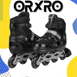 orxro Ultra Roller Blades Adjustable Size In-line Skates - Size 6 to 14 year UK-picture-6