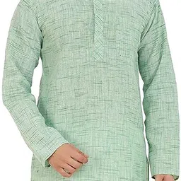 aaryavar Men Khadi Cotton Kurta Pyjama Set-picture-39