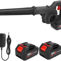 Leaf Blower Cordless, Handheld Leaf Blower Electric 21V with 2 Pack 48V Battery Forward Curved Leaf Blower-picture-27