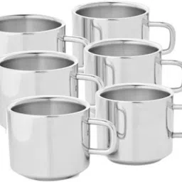 Pack of 6 Stainless Steel Tea & Coffee Cup-image-80