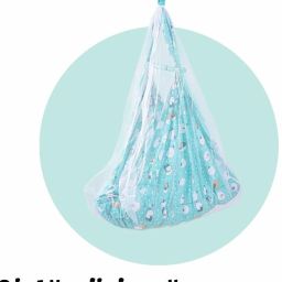 Hanging Cradle for Baby/Newborn Cotton/Sleep Swing/ with Net and Spring Set-19