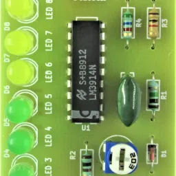 LM3914 LM3915 Sound Level Indicator Board for Audio Amplifiers Display Lights Electronic Components Electronic Hobby Kit-16