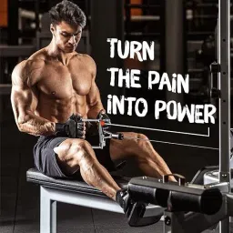 elebunny D Handle Cable Attachment and Tricep Pull Down Rope Lat Pulldown image 3