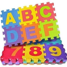 Learning 36 Pieces In Each Mini Puzzle Foam Mat Alphabet and Number Mat for Kids-8