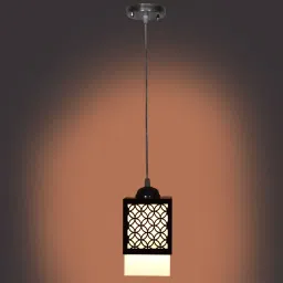 Wooden Hanging Lamp Without Bulb(Pack of 1) Pendants Ceiling Lamp-image-15