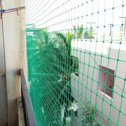 dja UV Stabilized Nylon Pigeon Net_Bird Net_Monkey Net_6 X 10 Feet_Green Color Camping Net image 2