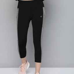 hrx by hrithik roshan Striped Women Black Tights-picture-18