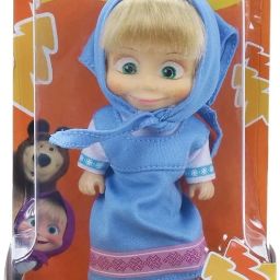 Masha And The Bear 12 Cm Toy Doll With Blue Dress-image-12