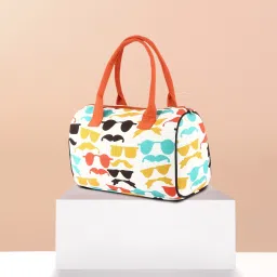 14 L Hand Duffel Bag - Eco-Friendly Handmade Signature Graphic Design - Red - Regular Capacity-image-33