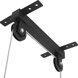 ks creations Ceiling Mounted Pulley System for Triceps Workout -Black Color Lat Pulldown image 2