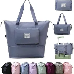 Duffle Bag for Travelling Waterproof and Large Travel Bag for Women Luggage | Small Travel Bag - Expandable & Multipurpose Large Capacity Weekender Carry Bag-picture-23