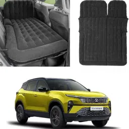 Multifunctional Car Inflatable Bed Air Mattress SUV For Tata Harrier (Black) Car Inflatable Bed-picture-16