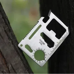 Compact, Credit Card-Sized Multi-Tool Camping & Hiking Camping Tool Kit-image-31