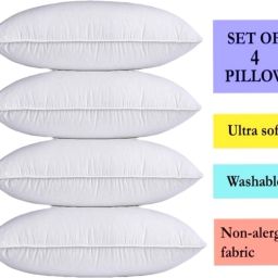 Cotton Solid Sleeping Pillow Pack of 4-image-6