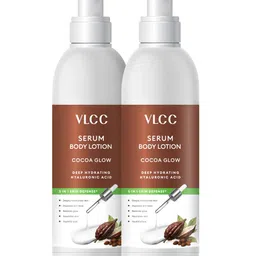 VLCC Serum Body Lotion Set Of 2 Cocoa Glow With Deep Hydrating - 300 ml Each image 5