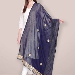 Dupatta Bazaar Embroidered Dupatta With Gotta Patti-34