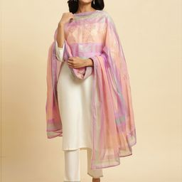 W Printed otta Patti Dupatta-32