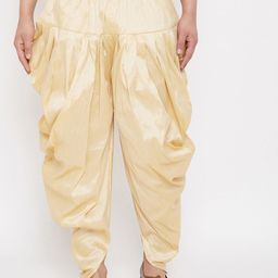 VASTRAMAY Men Mid-Rise Relaxed-Fit Cowl Dhoti Pants-18