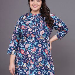 Tissu Floral Printed Pure Cotton Kurti-picture-52