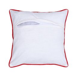 House This White & Beige Set of 2 Cartoon Characters Square Cushion Covers image 3