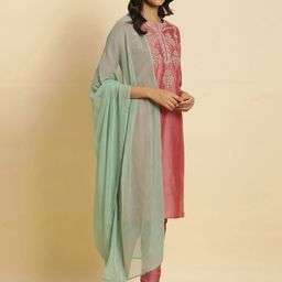W Dupatta with Gotta Patti image 3