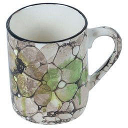 CDI Set Of 6 Multi Color Ceramic Glossy Finish Tea Coffee Cups image 4