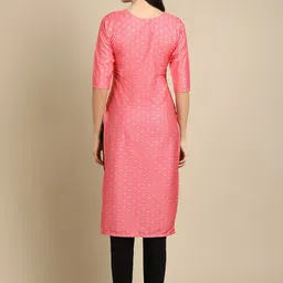 7threads KALINI Ethnic Motifs Printed Regular Fit Crepe Kurta image 2