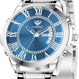 LORENZ Men Brass Patterned Dial & Bracelet Style Straps Analogue Multi Function Watch MK-4032R image 4