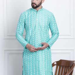 SOJANYA Floral Embroidered Straight Kurta-picture-26
