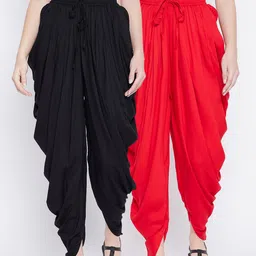 TULIP 21 Women Pack Of 2 Solid Dhoti Pants-picture-38