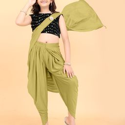 Shrithi Fashion Fab Solid Dhoti Saree-14