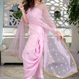 Label Shaurya Sanadhya Ethnic Motifs Printed Kurta with Patiala & Dupatta image 5
