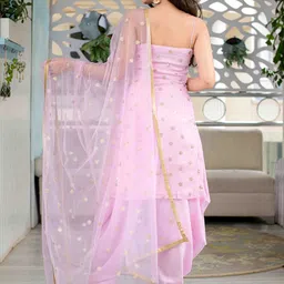 Label Shaurya Sanadhya Ethnic Motifs Printed Kurta with Patiala & Dupatta image 3